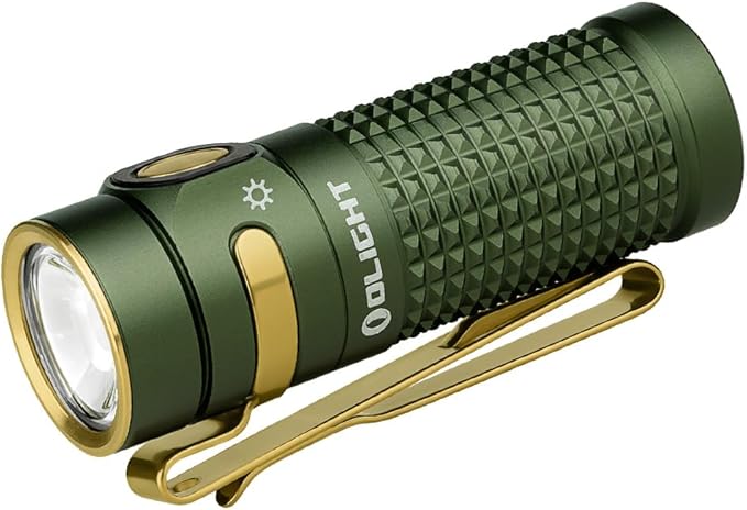 OLIGHT Baton4 Rechargeable EDC Flashlight, LED Pocket Light 1300 Lumens with Magnetic Charging
