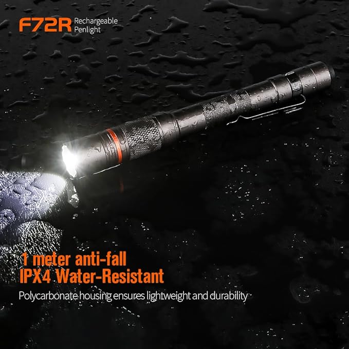 NICRON F72R Pen Light, Pocket Flashlight with Clip,5 Modes 450 lumens mini Rechargeable Flashlight