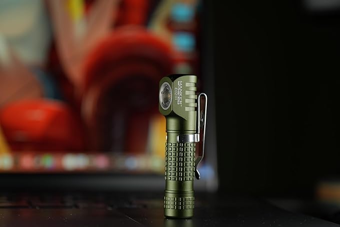Manker E02III Everyday-Carry Flashlight, USB-c Rechargeable 10440 / AAA Flashlight, Pocket EDC