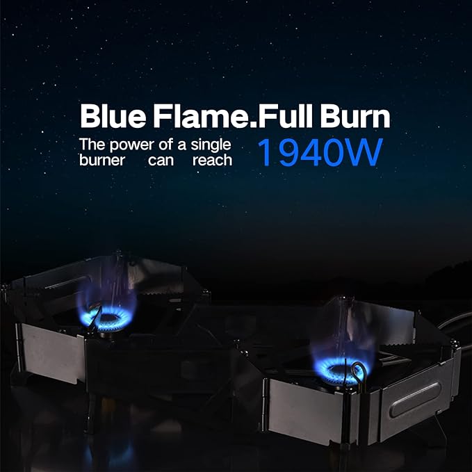 BRS-32 Portable Camping Stove, Foldable, Adjustable Control, and Carrying Case Included