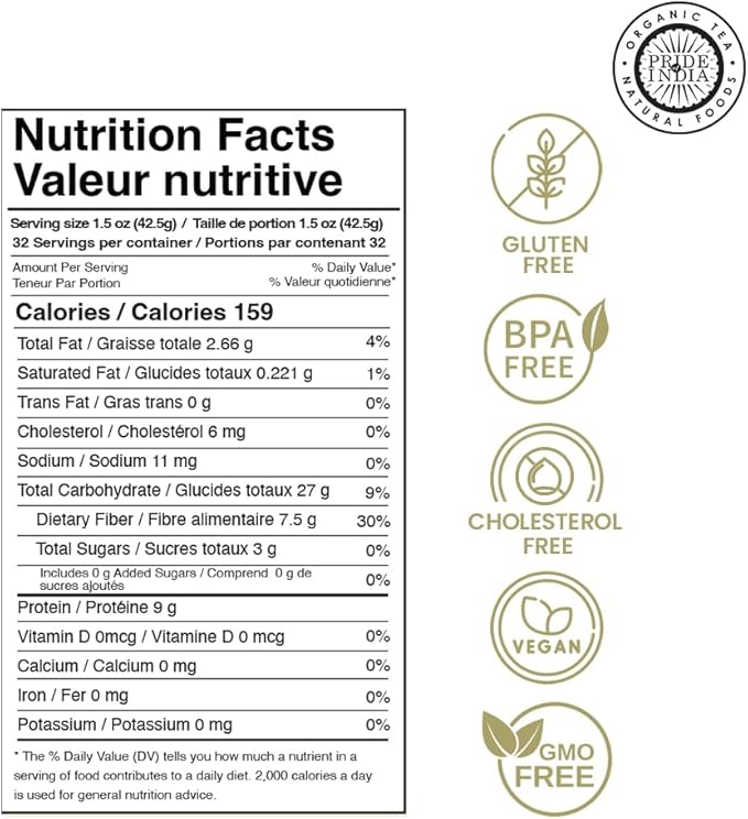 Pride Of India - Indian Split Yellow Chickpea Lentils - Protein & Fiber Rich Chana Dal, 3.0 Pound