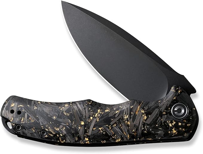 CIVIVI Folding Pocket Knife- Praxis Flipper Liner Lock Knife, 3.75" Black Stonewashed Blade
