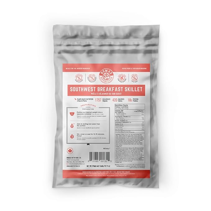 Nomad Nutrition ??Southwest Breakfast Skillet | High Energy, All Natural Ingredients | Plant-Based