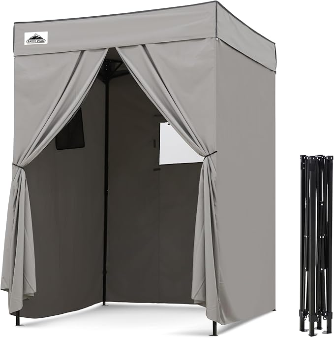 EAGLE PEAK Flex Compact 5x5 Pop-up Canopy Changing Room, Portable Privacy Dressing Room for Indoor