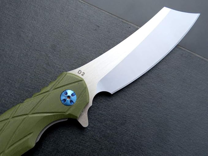 Eafengrow EF919 Folding Knife with Pocket Clip D2 Steel Blade G10 Handle EDC Tool Outdoor Knives