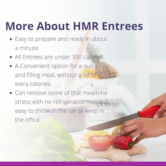 HMR Variety Entrée Packs |Pre-packaged Lunch or Dinner to Support Weight Loss| Ready to Eat Meals