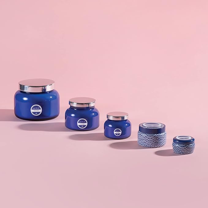 Capri Blue Volcano Scented Candles - Luxury Glass Jar Candles for Home Scented with Tropical Fruit