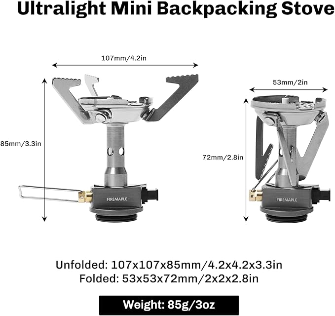 Fire-Maple Backpacking and Camping Stove Series | Outdoor Propane Camp Cooking Gear | Portable