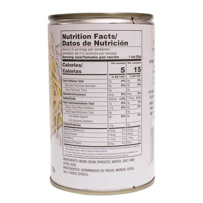 MW Polar Canned Vegetables, Bean Sprouts, 15 -Ounce (Pack of 12)