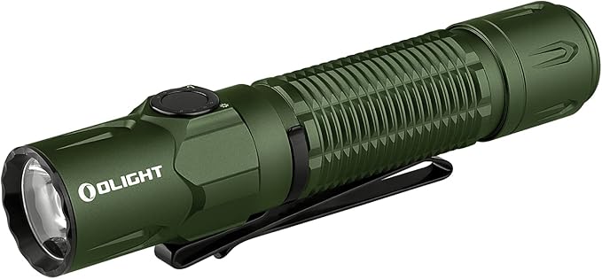 OLIGHT Warrior 3S 2300 Lumens Rechargeable Tactical Flashlight, Compact Dual-Switches LED Bright