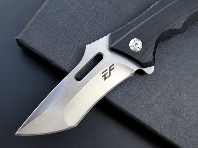 Eafengrow EF908 Pocket Knife Sanding Finished D2 Steel Blade G10 Handle Pocket Clip and Liner Lock