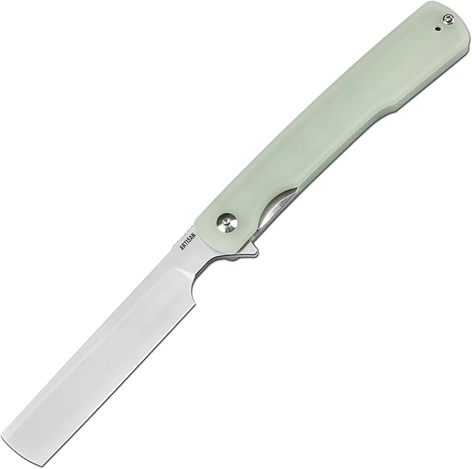 ARTISANCUTLERY Orthodox V2 Pocket Knife, 3.54" AR-RPM9 Steel Blade G10 Handle Folding Knife for