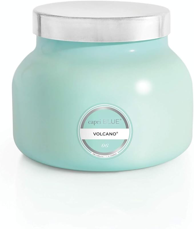 Capri Blue Volcano Scented Candles - Luxury Glass Jar Candles for Home Scented with Tropical Fruit