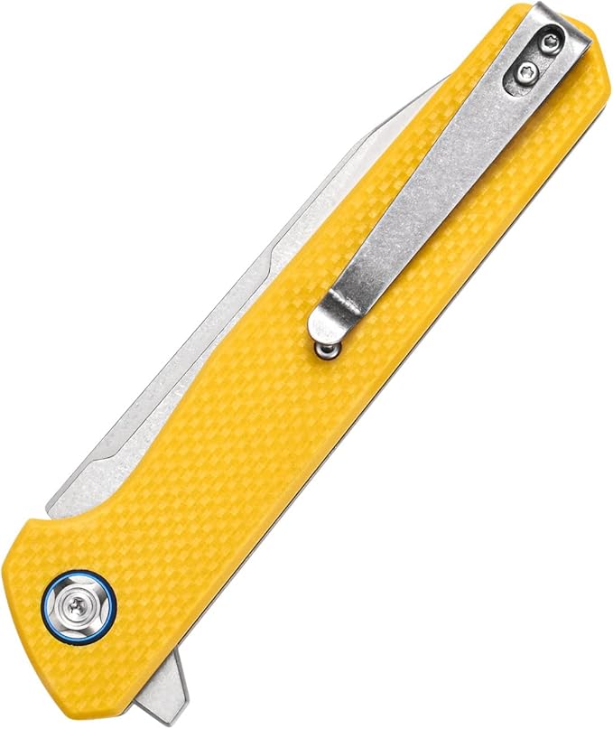 Sitivien ST135 Folding Knife,D2 Steel Blade G10 Handle Outdoor EDC Knife for Hunting Fishing