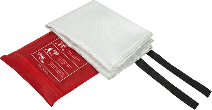 Fire Blanket, Fiberglass Survival Gear for Outdoor Situations, Emergency Retardant Blanket with