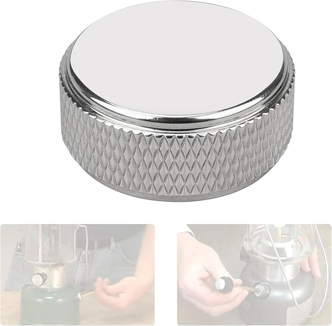 Filler Cap Lantern, Compatible with Replacement Parts for Coleman Lanterns and Stoves – Brass