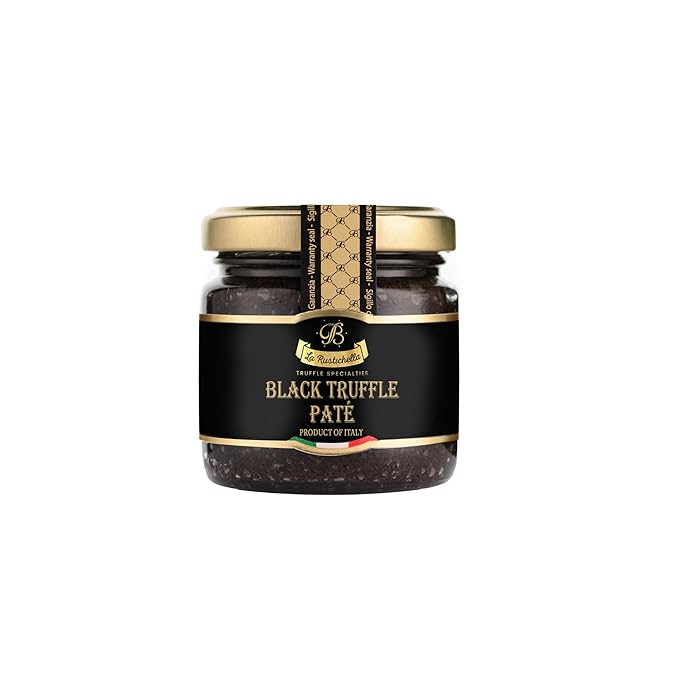 La Rustichella - Black Truffle Patè 3.17 oz (90 gr) - 100% Made in Italy | Vegan, Gluten-Free