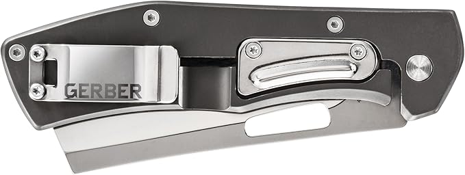 Gerber Gear Flatiron Folding Pocket Knife, EDC Stainless Steel Folding Knife with 3.6" Cleaver