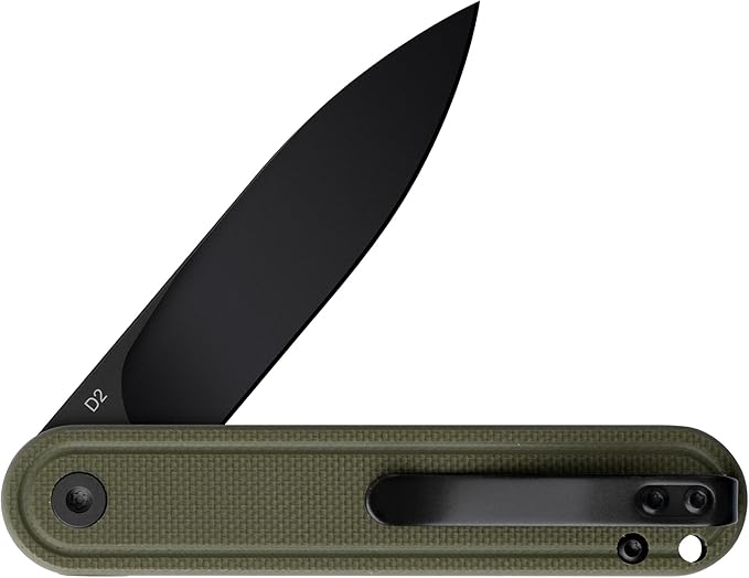 G040 Pocket Knife, 2.75'' D2 Steel Blade G10 handle, Small EDC Knife with Pocket Clip for Men
