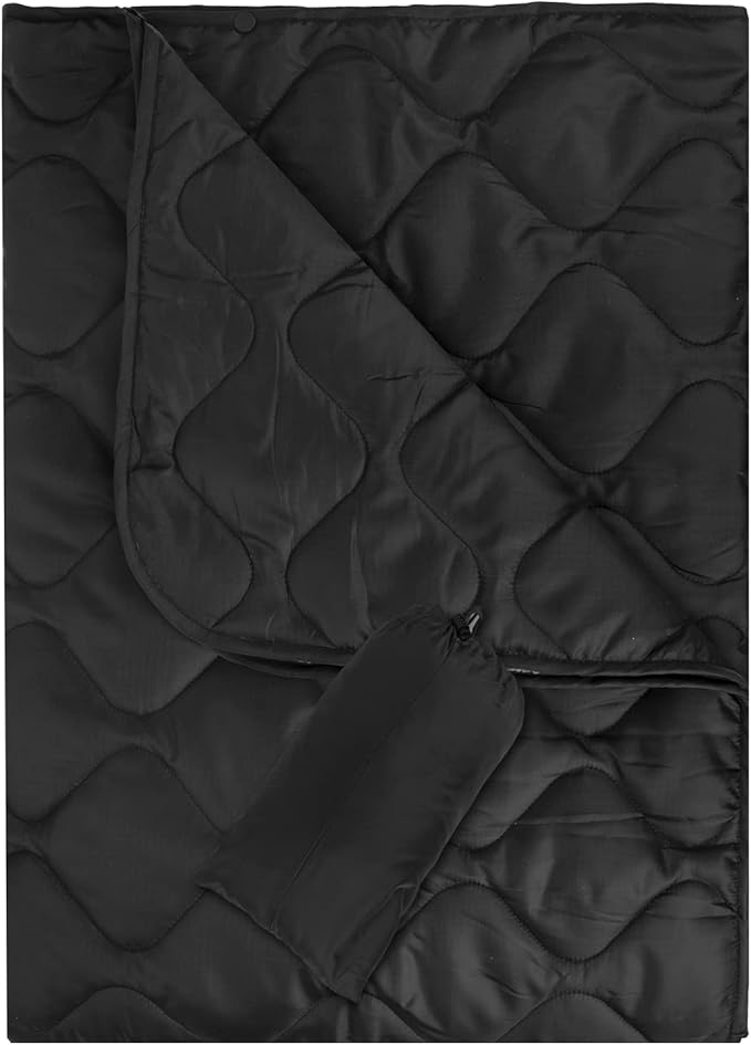 Poncho Liner Military Insulation Outdoor Camping Blanket for Travel, Beach, Grass, Picnic, Car