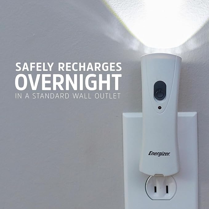 Energizer Weatheready Rechargeable Flashlights for Home, Pack of 3, Emergency Flashlight for