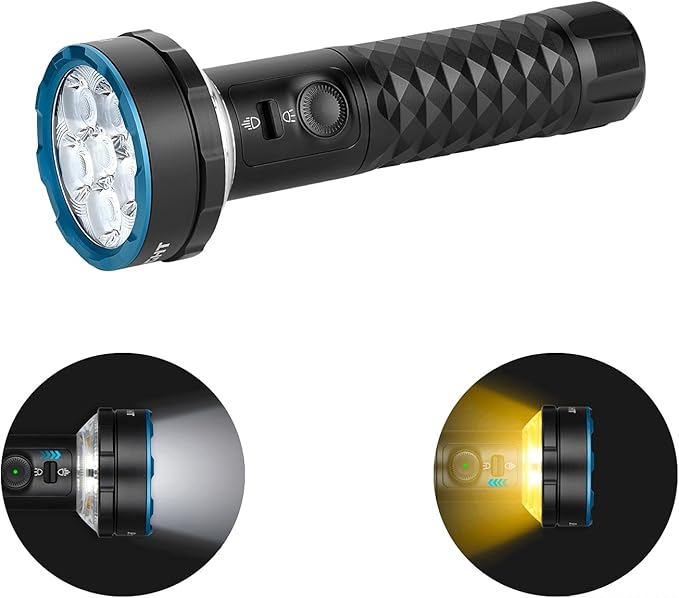 OLIGHT Prowess Rechargeable High Lumen Flashlights, 5,000lms Super Bright Flashlight with Holster