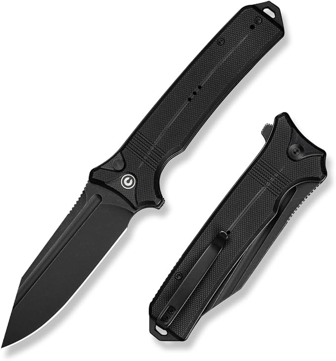 CIVIVI Neurohaptic Pocket Knife for EDC, Folding Knife with 3.74'' Nitro-V Blade G10 Handle
