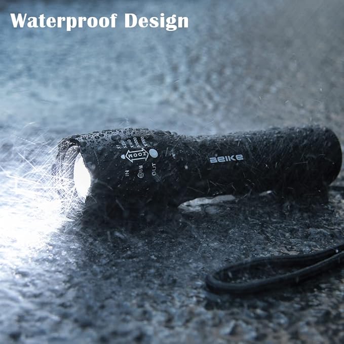 BEIKE Flashlight 2 Pack, Flash Light High Lumens, Small Flashlights Powerful, Super Bright LED