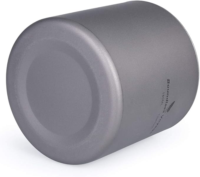 Boundless Voyage 3 in 1 Double Walled Titanium Cup Heat Resistant Mini Tea Drink Cup Outdoor