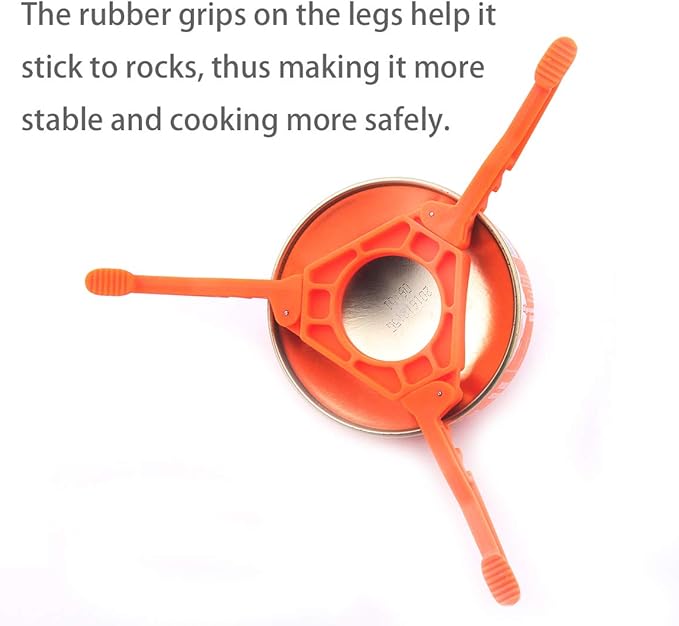 Fuel Can Stabilizer Canister Stand Gas Tank Bracket Stove Standard Bottle Shelf Tripod Folding