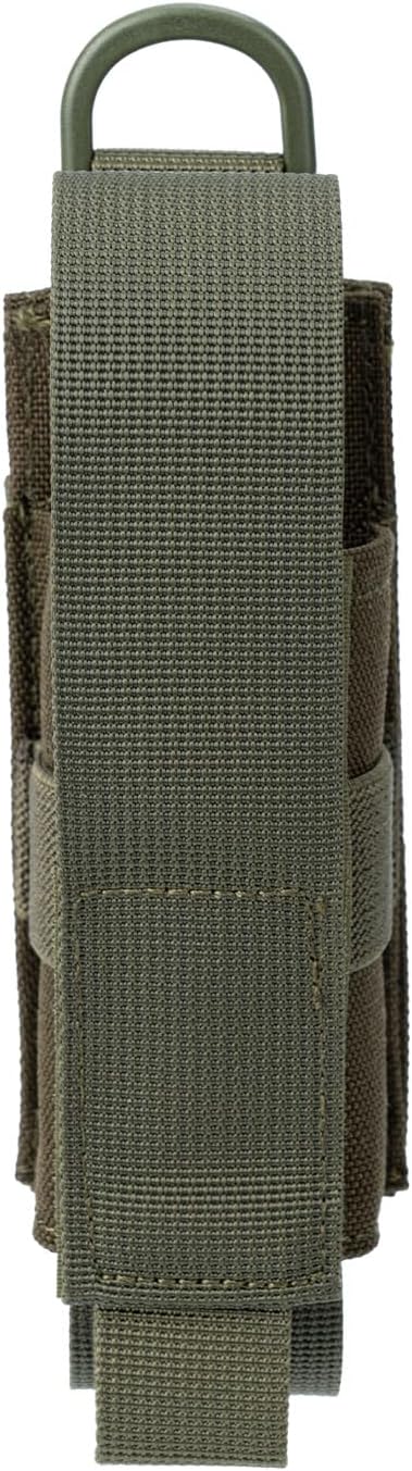 Tactical Flashlight Holster MOLLE Torch Holder MK4 OC/Mace Pepper Spray Canister Carrier EDC Flash