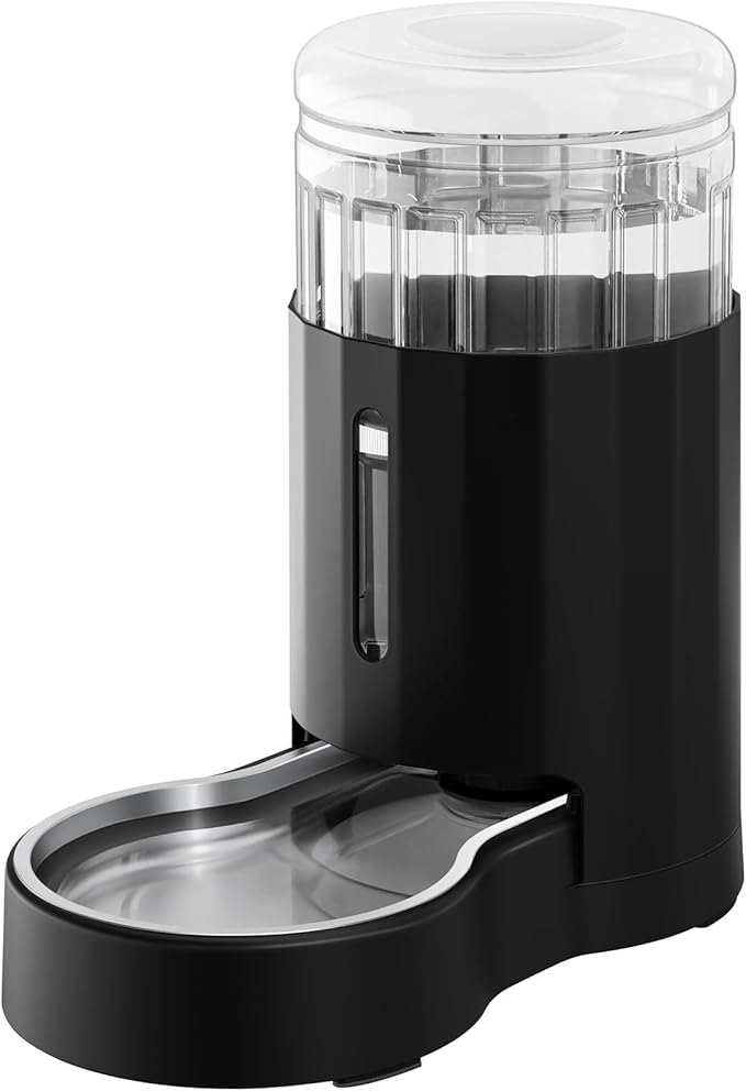 CZPET Automatic 6L Dog and Cat Water Dispenser with Stainless Steel Bowl Gravity Waterer,100%