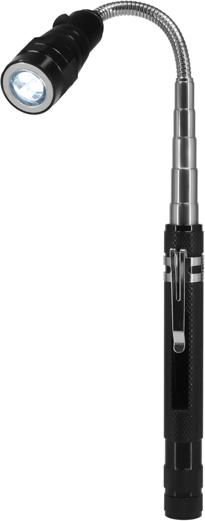 Magnetic Telescopic Elastic Neck Picking Tools, Portable Expandable Magnetic Telescopic LED