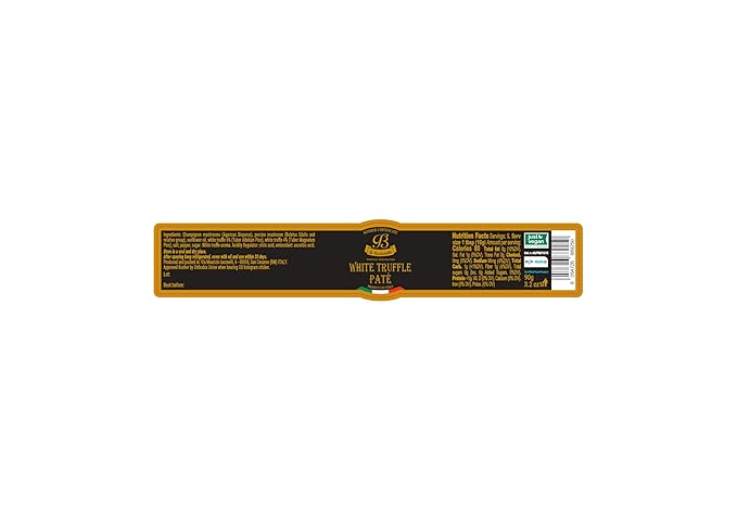 La Rustichella - 100% KOSHER White Truffle Patè - Certified Kosher Recipe - 100% Made in Italy |