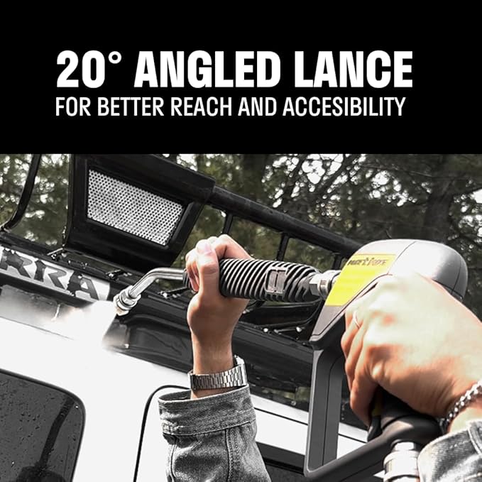 ACTIVE Pressure Washer Lance with 20°, 304 Stainless Power Washer Extension Wand for Car Wash