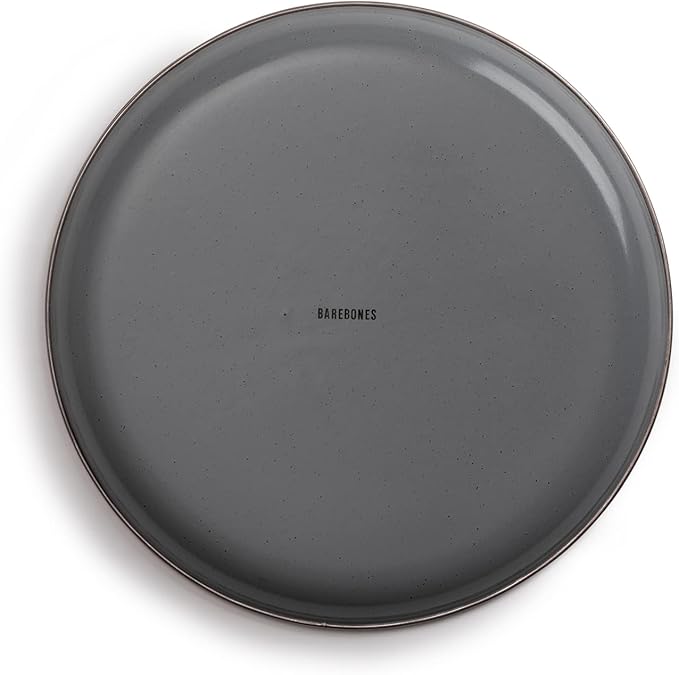 Barebones 8 Inch Salad Plate - Set of 2 Salad Plates - Enamelware Plates - Durable Kitchen or