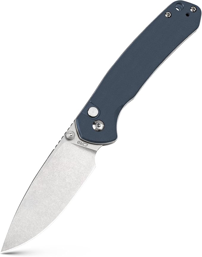 CJRB Folding Knife Pyrite (J1925) AR-RPM9 Blade and Stainless Steel Handle EDC Pocket Knife with