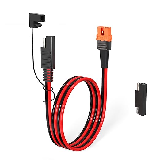 12AWG XT60i to SAE Adapter Extension Cable with SAE Polarity Reverse Adapter for Portable Power