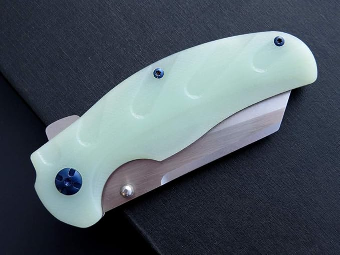 Eafengrow EF932 Pocket Knife G10 Handle D2 Steel Blade Knife with Ball Bearing Safe Open Flipper