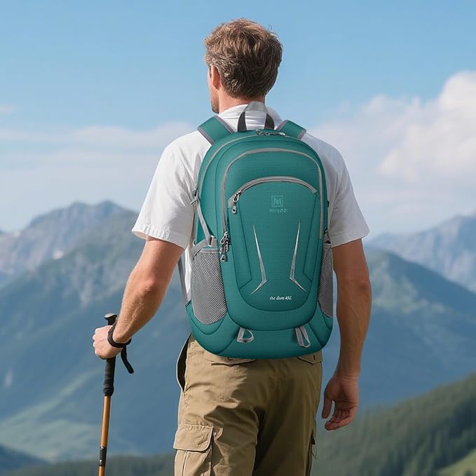 MIYCOO Backpack - Ultra Lightweight Packable Backpack for Travel Camping, 45L Hiking Back Pack