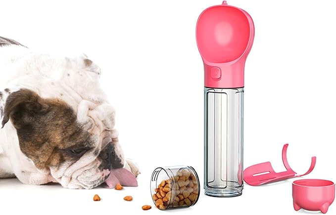 DoqiPaw Dog Travel Water Bottle Leak Proof No Spill Lead Leash Waterer Feeder Accessory Alternative