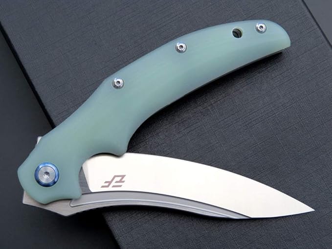 Eafengrow EF951 Folding Knife,D2 Blade and G10 Handle with Liner Lock Ball Bearing Pocket Knife EDC
