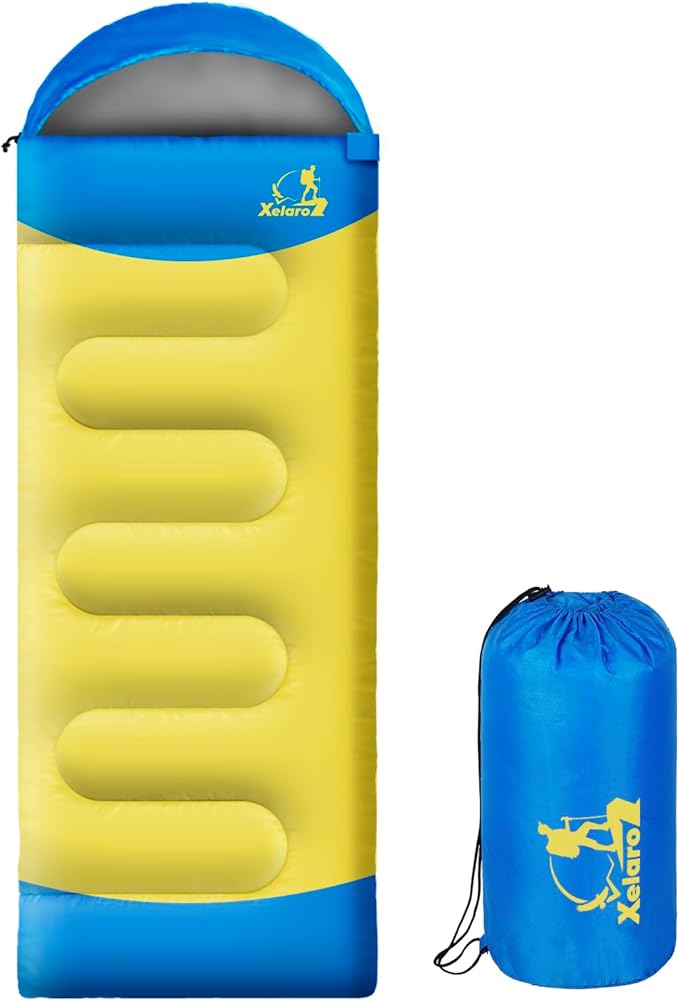 Sleeping Bags for Adults Kids - 3 Season Cold&Warm Weather Waterproof Camping Sleeping Bags