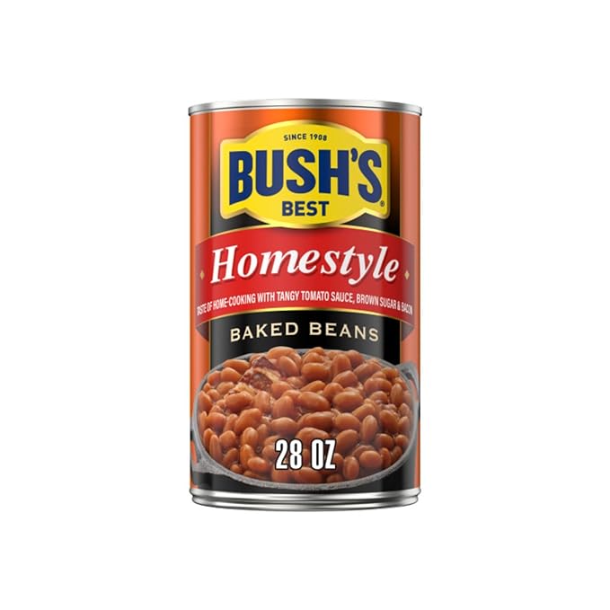 Bush's Best Baked Beans, Homey Onion Harmony Duo, 3 Homestyle Baked (28 Oz), 3 Onion Baked Beans