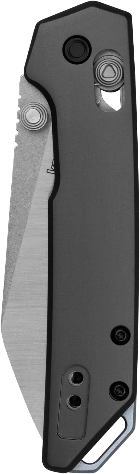 Kershaw Mini Iridium Folding Pocket Knife, 3 inch D2 Steel Blade, DuraLock, Aluminum Handle