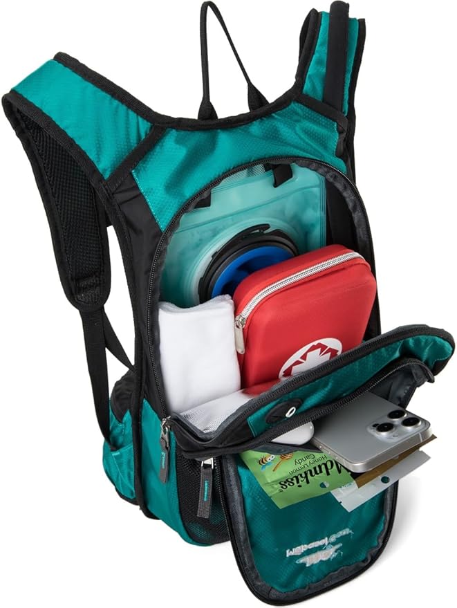 15L Insulated Hydration Backpack Pack with 2L Water Bladder Lightweight Hiking Backpack Bag for