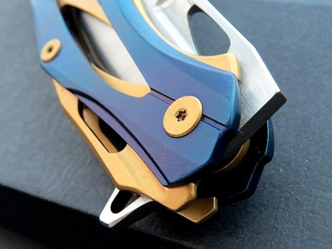 Eafengrow EF204 Folding Pocket Knife,D2 Blade Steel Handle Liner Lock with Clip Outdoor Camping