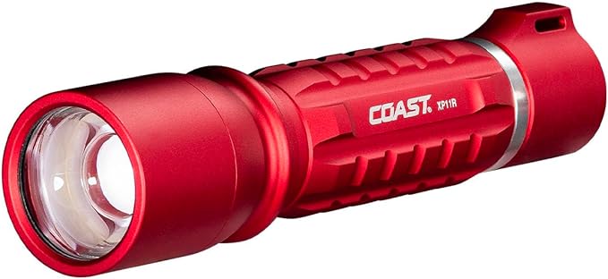 Coast XP11R 2600 Lumen USB-C Rechargeable LED Flashlight with Slide Focus®?¯and Pure Beam® Focusing