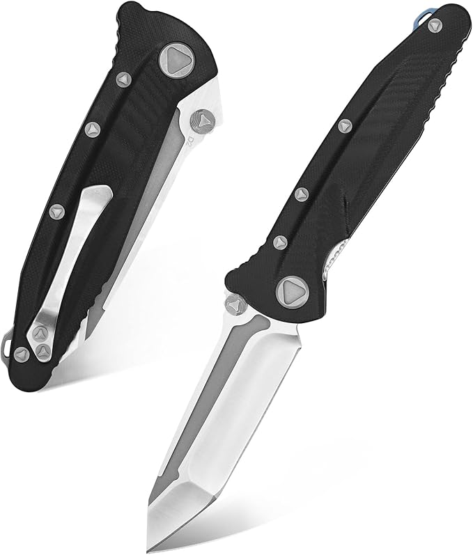 Eafengrow EF55 Pocket Knife Folding Knife G10 Handle D2 Steel Blade Folder EDC Tool Knifes for