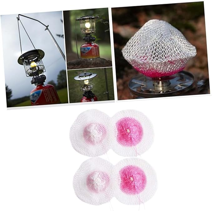 HEALLILY 4 Pcs Light Mantles Outdoor Lighting Gas Lamp Mantles Tent Light Camping Mantle Kerosene